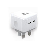 Engage Dual USB-C Port 35W Home Adapter/Charger White